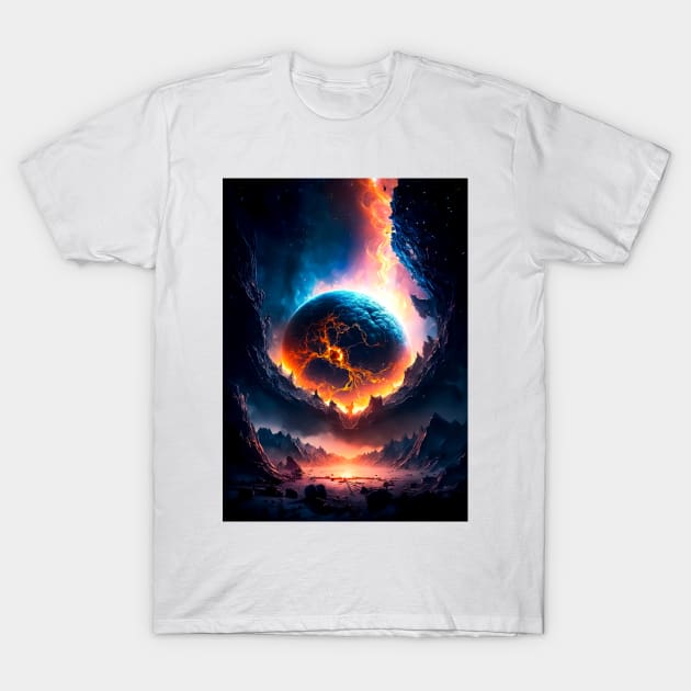 Cosmic Chaos, Magical Realms T-Shirt by James Garcia